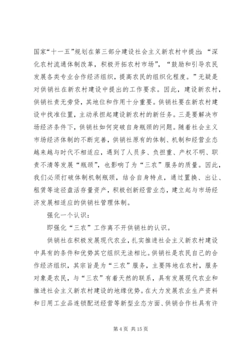 副县长在全县供销合作社改革发展推进会的讲话 (3).docx