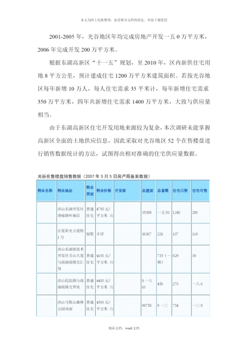 关于光谷地块市场前景分析(2021整理).docx