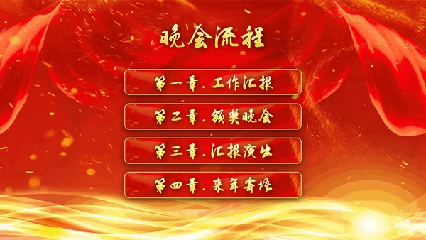 创新赢未来公司年终汇报颁奖典礼通用PPT模板