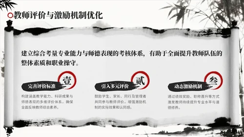 黑色水墨风教师培训会PPT模板