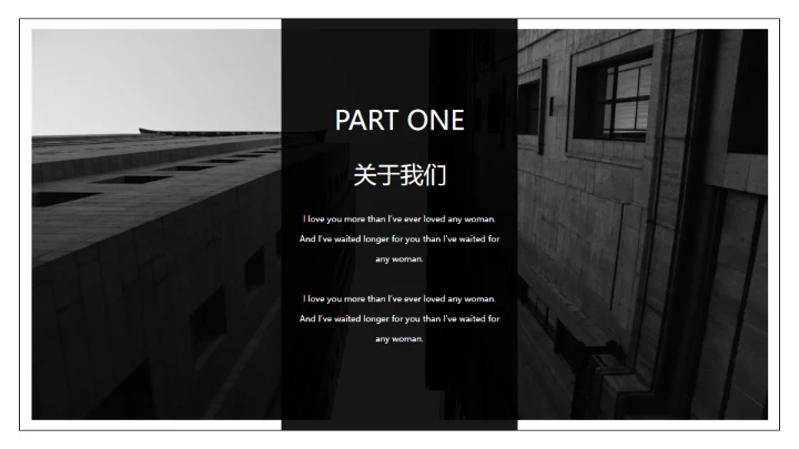 黑白欧美风各类型通用PPT模板