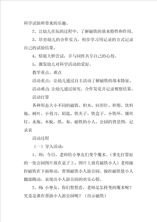 大班科学神奇的电池教案
