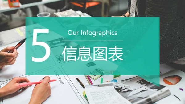 绿色系大气欧美商务风企业宣传通用PPT模板