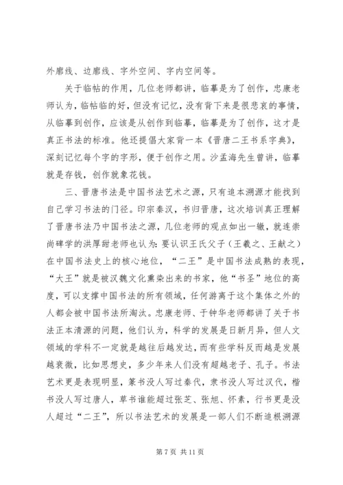 研修班行草书班学习随感 (3).docx