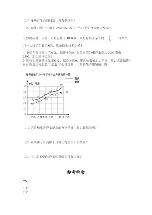 青岛版六年级数学下学期期末测试题带答案（培优a卷）.docx