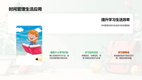高中新生成功适应攻略PPT模板