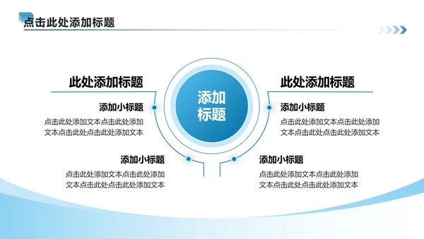 蓝色商务风航空公司企业介绍PPT模板