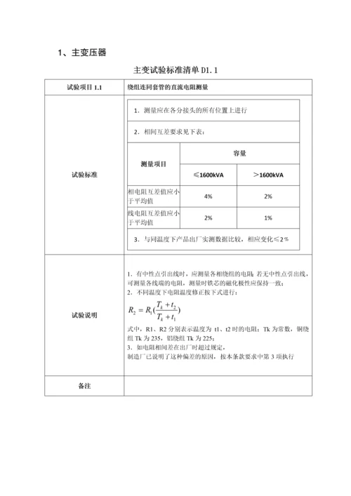 变电安装工程设备试验计划.docx