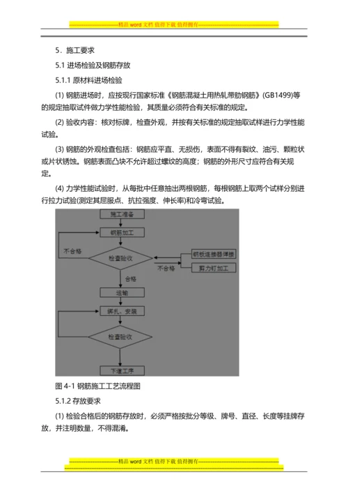 高速铁路无砟轨道工程底座板钢筋施工作业指导书.docx