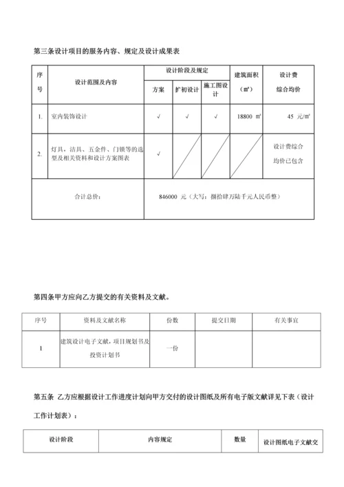 装修设计合同样本.docx