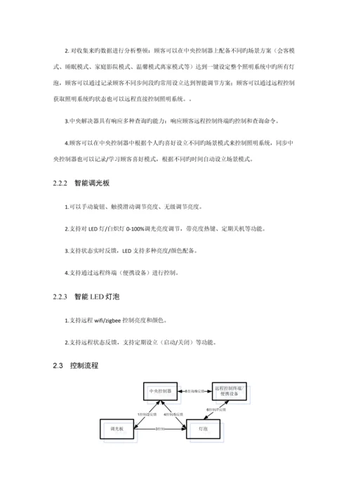 智能家居控制基础系统功能介绍.docx