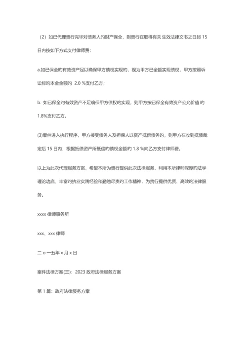 诉讼案件法律服务方案.docx