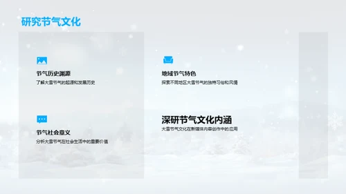 大雪节气与新媒体