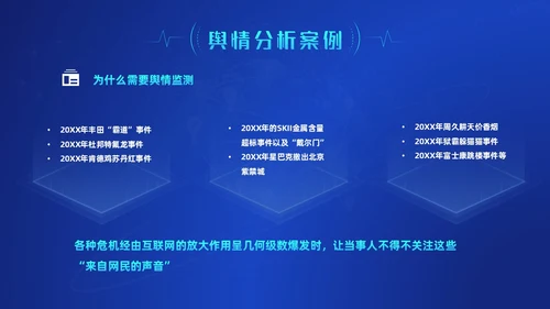 蓝色科技风网络信息技术网络舆情分析动态PPT
