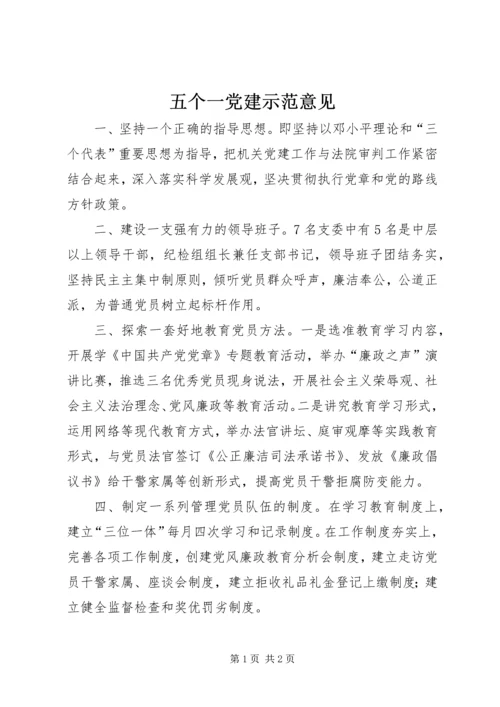 五个一党建示范意见.docx