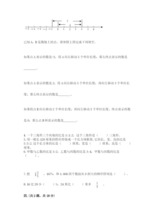 河南省平顶山市六年级下册数学期末测试卷附参考答案（精练）.docx