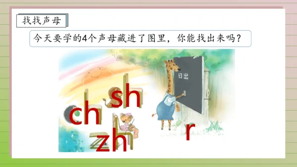 【课堂无忧】汉语拼音-8. zh ch sh r 任务型教学（第1课时）（课件）