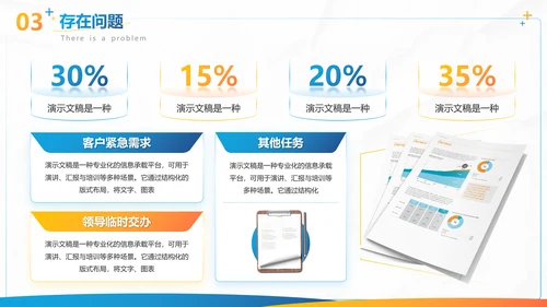 蓝色商务风实习转正述职报告PPT模板