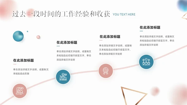 创意立体几何商务述职报告工作汇报通用PPT模板