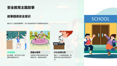 幼教安全教学讲座PPT模板