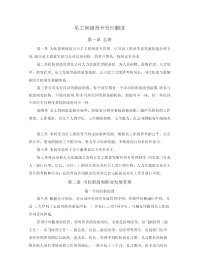 员工职级晋升管理制度.docx