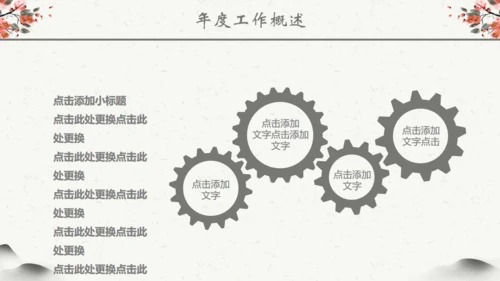 中国风年度总结工作计划汇报通用PPT模板