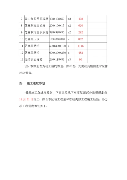 广场硬质铺装综合施工专题方案.docx