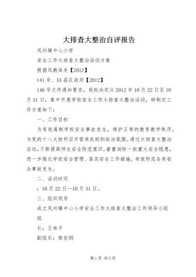 大排查大整治自评报告 (3).docx