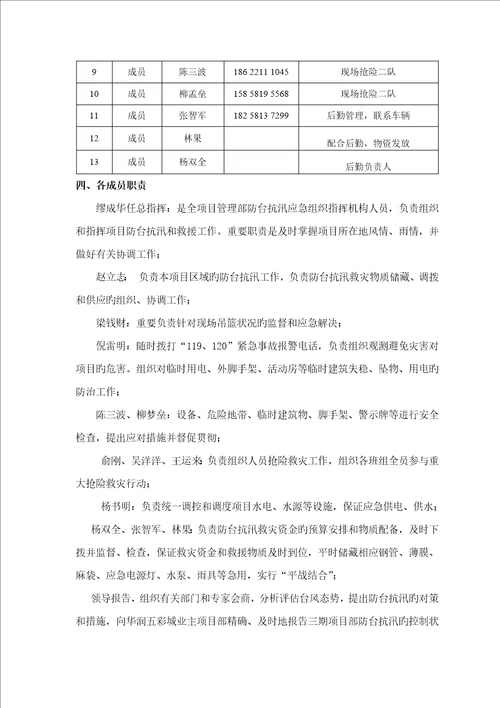 防台防汛综合措施