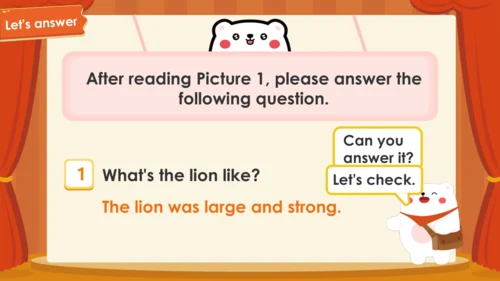 Unit 1 The lion and the mouse Period1（课件(共49张PPT)