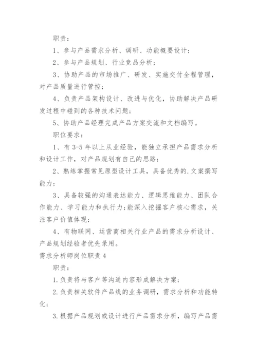 需求分析师岗位职责.docx