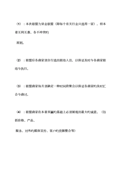 商家联盟策划方案.docx