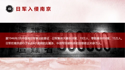 国家公祭日铭记历史缅怀先烈通用PPT模板