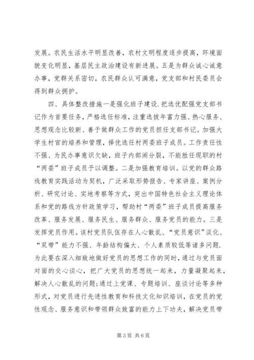 乡镇整顿软弱涣散基层党组织实施方案.docx