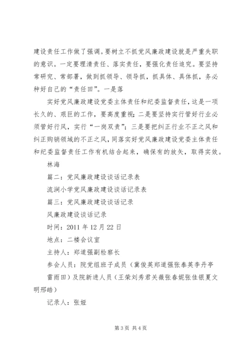 党风廉政建设谈话.docx