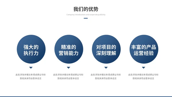 商务励志风公司介绍企业介绍企业宣传产品介绍ppt模板