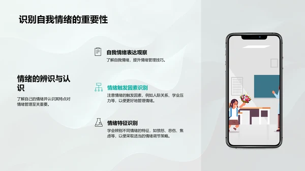 高效学习的情绪管理PPT模板