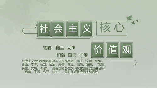 绿色大气士兵心理健康动态PPT模板