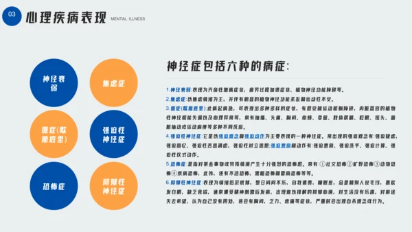 大学生心理疾病心理健康讲座PPT模板