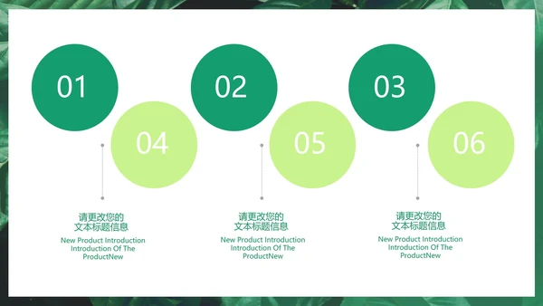 小清新商务汇报PPT模板