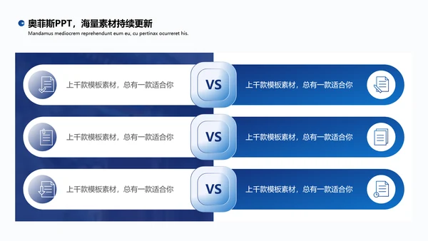 蓝色商务风毕业答辩PPT套装