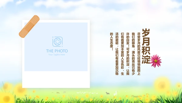 致青春放飞梦想同学会电子相册动态PPT