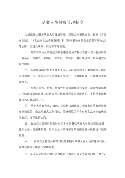 学校食品卫生安全管理制度汇编(2020版).docx