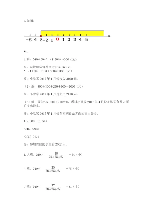 青岛版六年级数学下学期期末测试题（能力提升）.docx