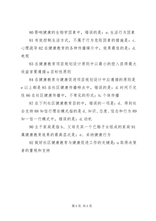 健康教育与健康促进工作总结.docx