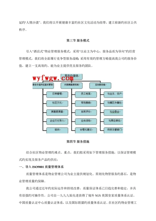 小区物业管理实施专题方案.docx