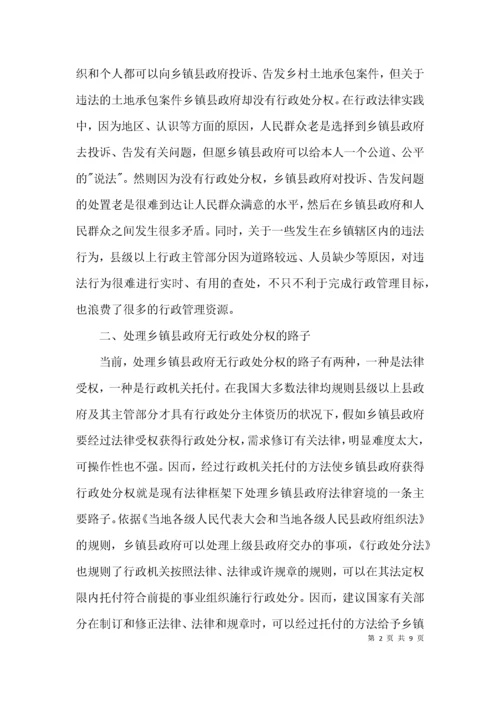 乡镇行政执法社会调查报告3篇.docx