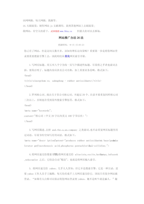 网站推广方法大全样本.docx