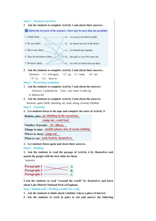 Module 8 Unit 3 教学详案