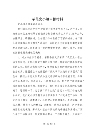 示范党小组申报材料 (3).docx